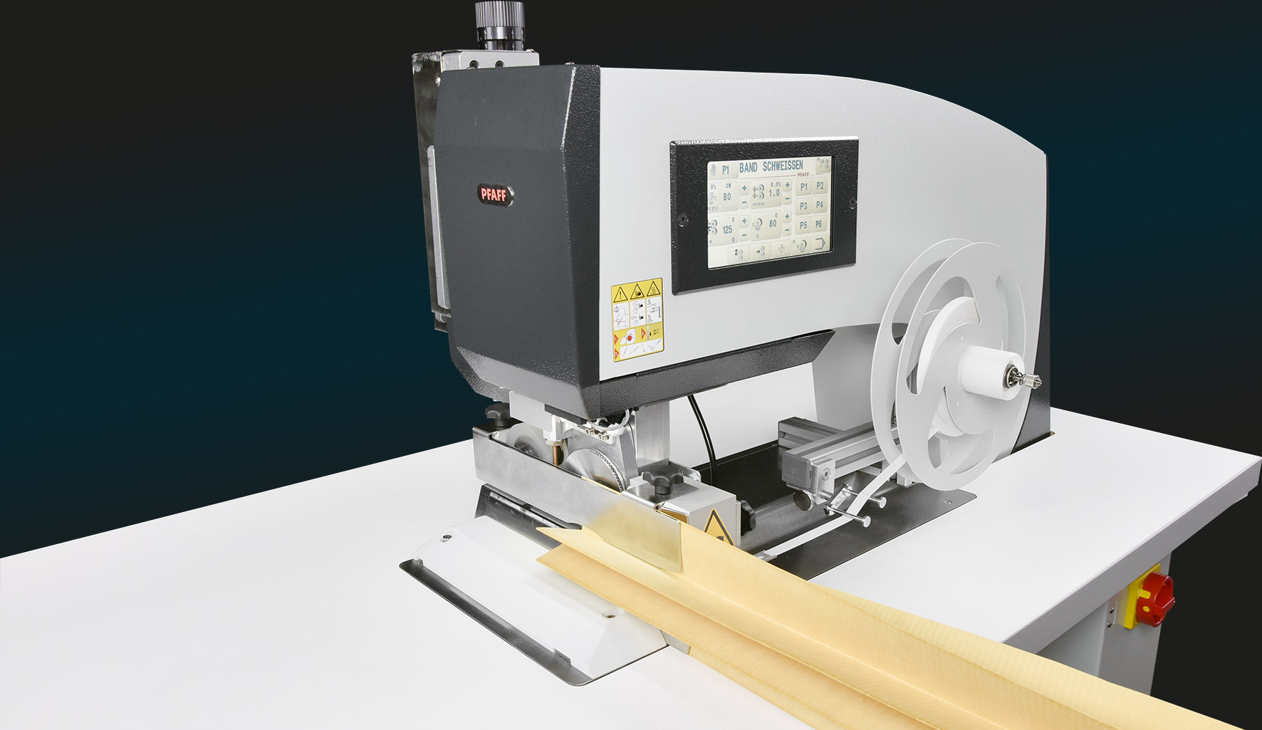 PFAFF 8317: Neue Einkopf-Schweißanlage mit präziser Ultraschall ...