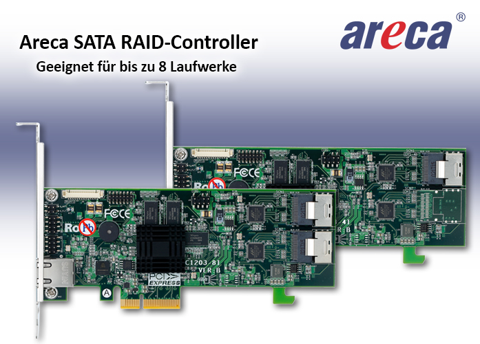 Starline stellt preiswerte 6 Gbit/s SATA RAID-Controller von Areca vor ...