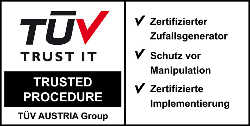 TÜV TRUST IT zertifiziert Karten-Zufallszahlengenerator ...