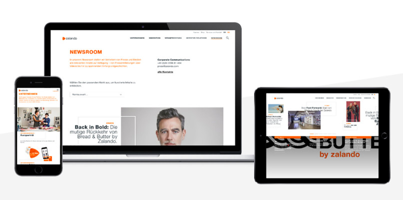C3 relauncht Corporate Website von Zalando, C3 Creative Code and ...