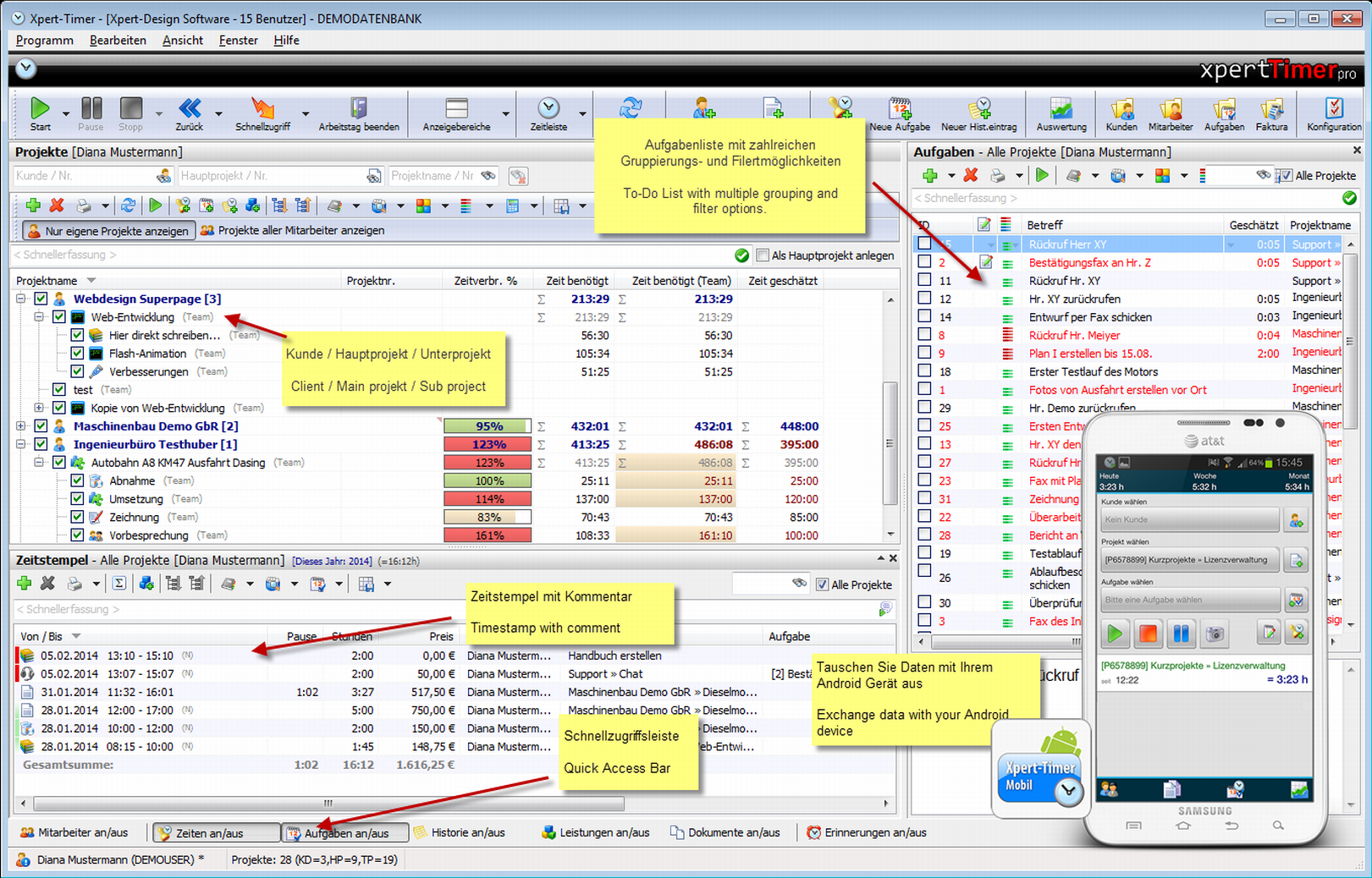 Start.Stop.Track time - Projektzeiterfassung leicht gemacht, Xpert ...