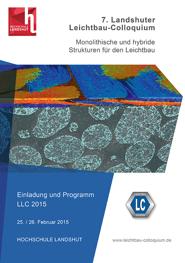 Anspruchsvolles Fachprogramm beim Landshuter LeichtbauColloquium 2015, HOCHSCHULE für Anspruchsvolles Fachprogramm beim Landshuter LeichtbauColloquium 2015, HOCHSCHULE für