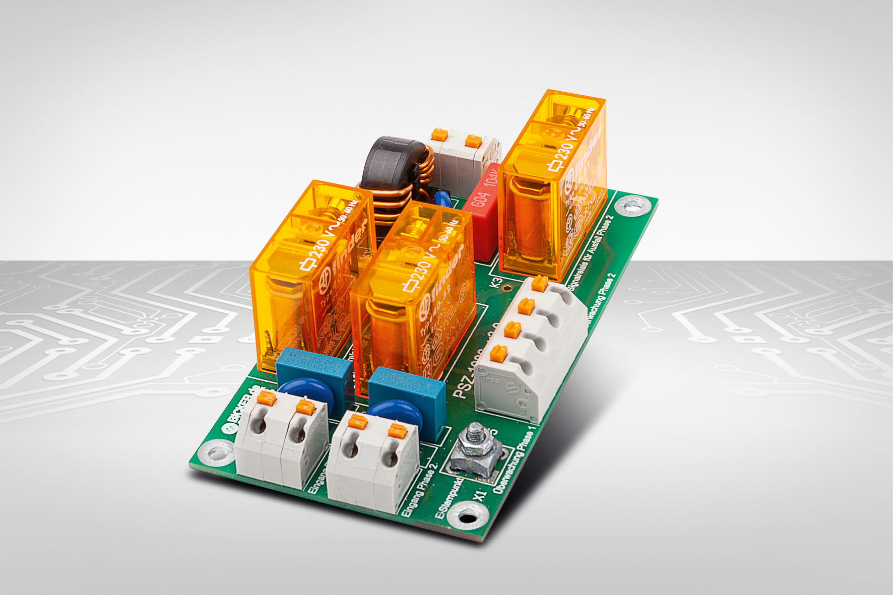 Redundancy module for phase monitoring with automatic changeover ...