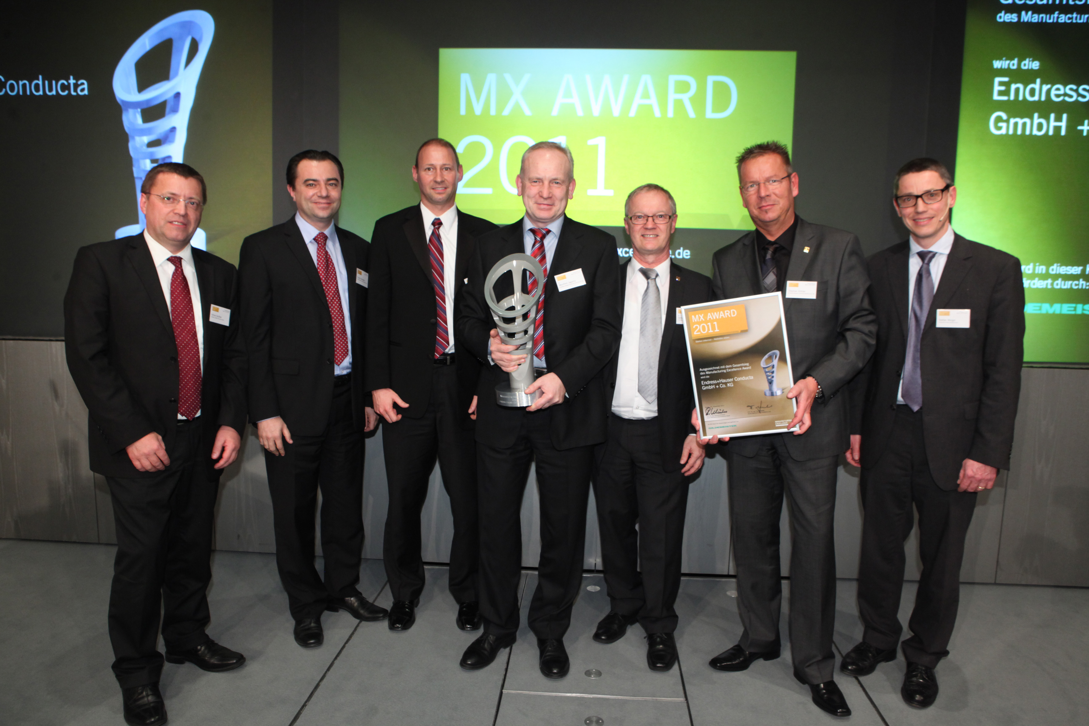 Manufacturing Excellence Award For Endress Hauser Conducta