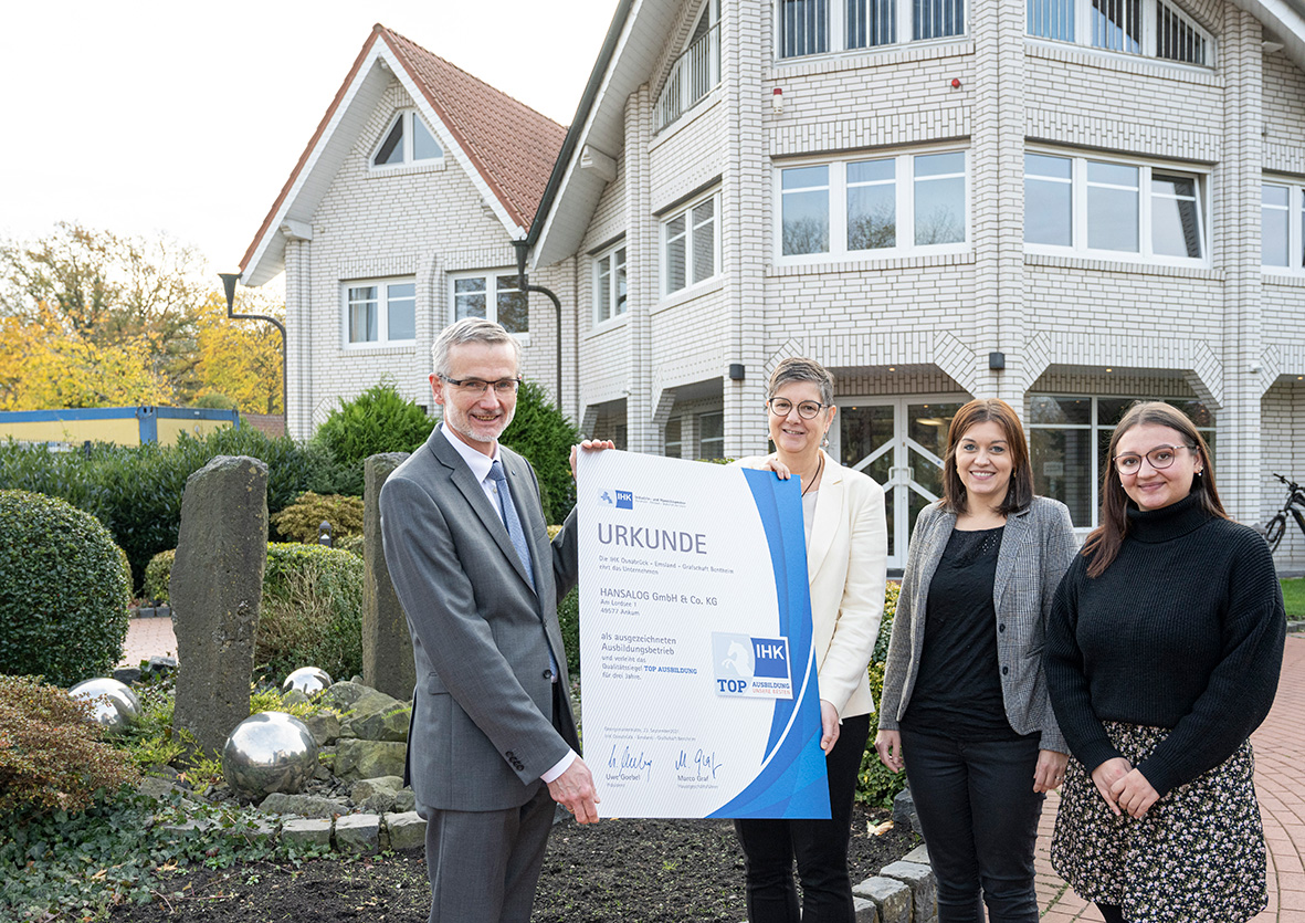 IHK HANSALOG GmbH & Co. KG in Ankum für hervorragende