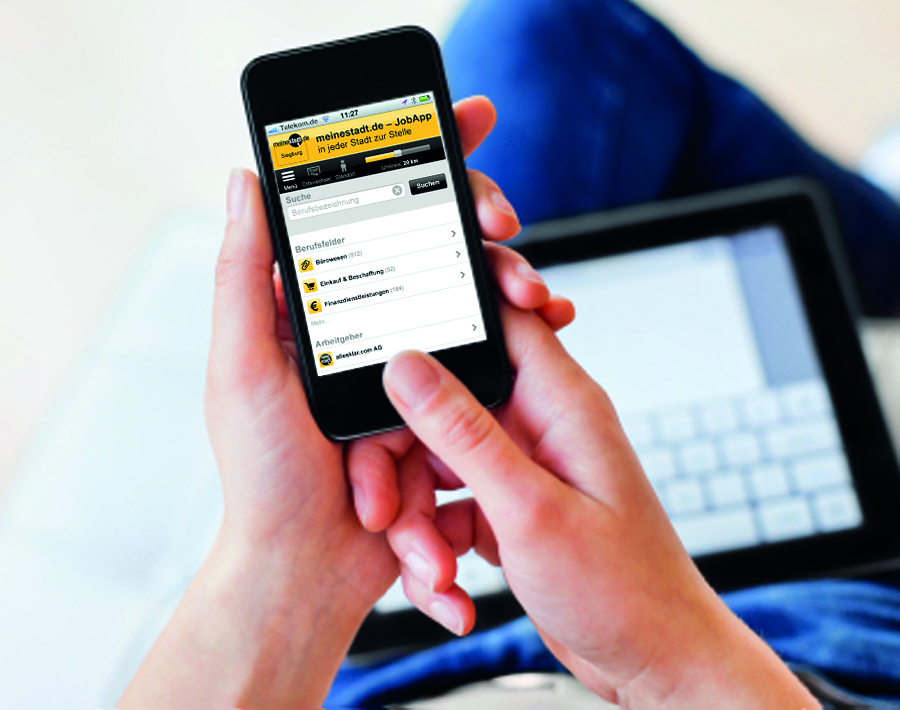 Meinestadt de Bringt Job App F r Die Mobile Jobsuche Auf Den Markt 