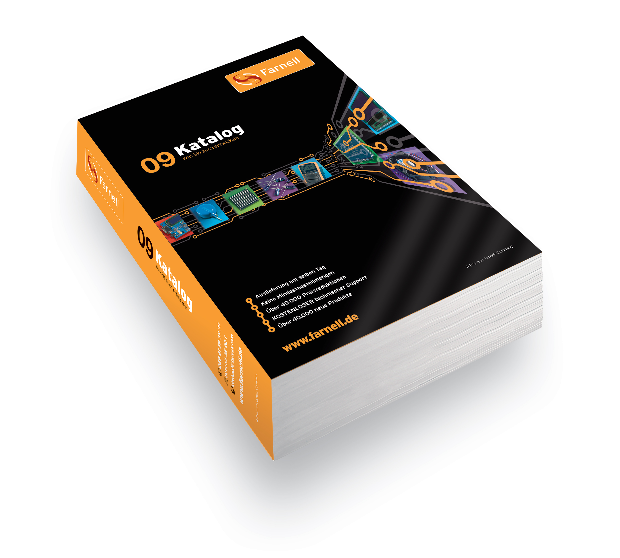 Der Farnell Katalog 2009 mit 40.000 neuen Produkten, Farnell GmbH