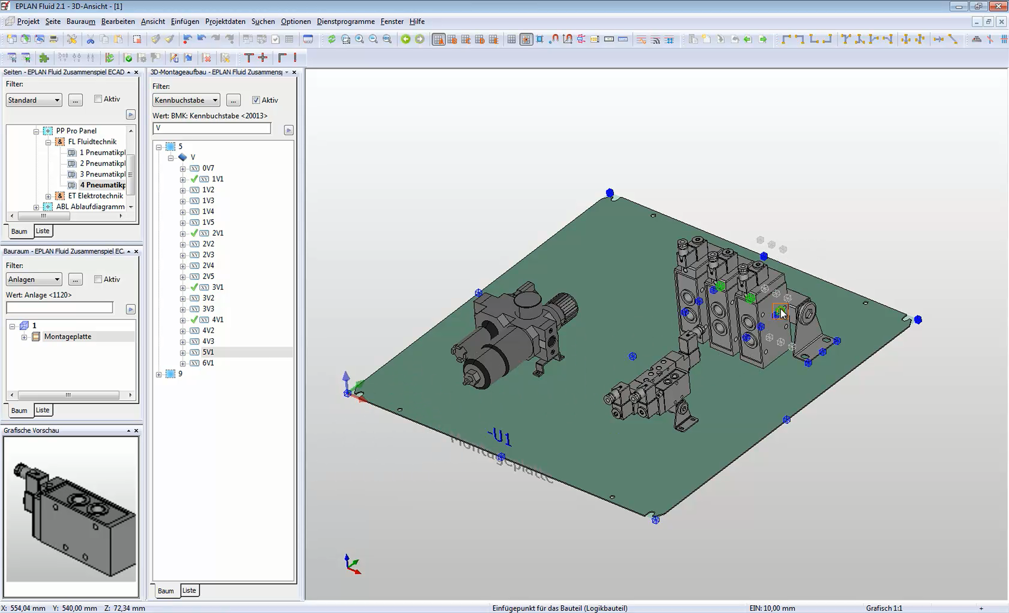 Neu Eplan Fluid Professional / Integriertes Engineering mit Mechanik