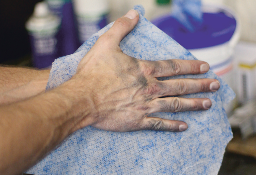 In a recycled plastic bucket sustainable SCRUBS® innovation at the