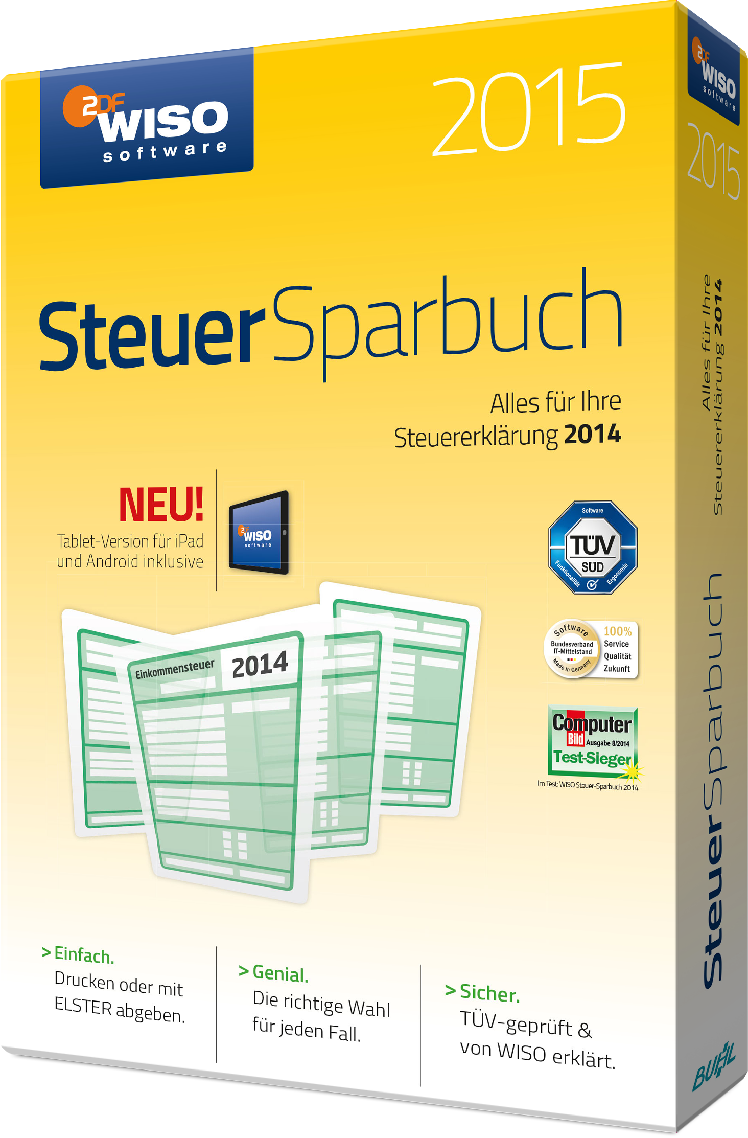 Jetzt Neu Die Wiso Steuer Software 2015 Mit Gratis App Furs