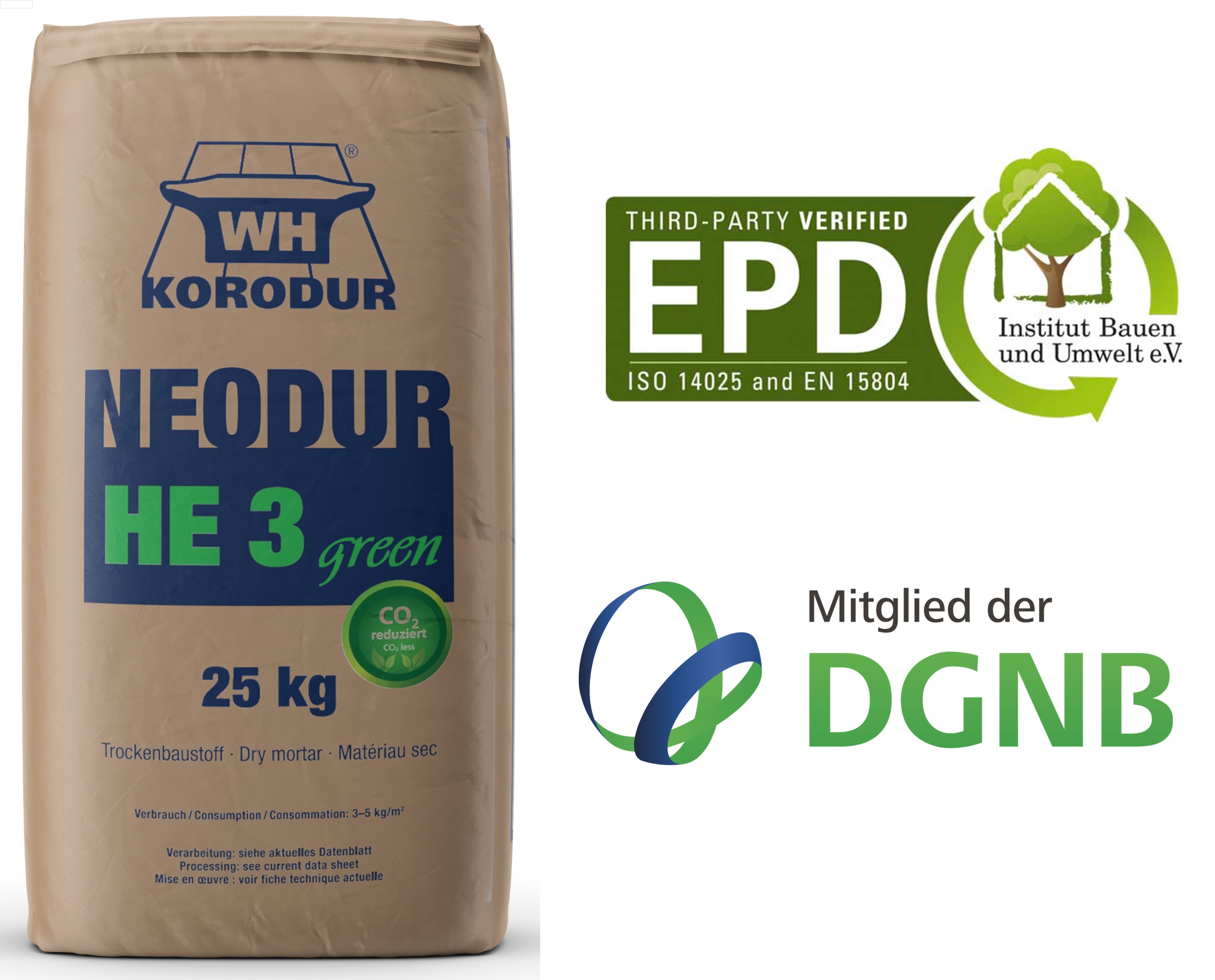 Neodor Weltweit erstes Hartstoff-Einstreumaterial mit Produkt-EPD: NEODUR HE 3 ...