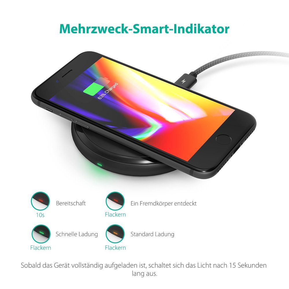 Xiaomi Redmi Note 10 Pro Kabellos Laden Kabelloses Laden für ein einfaches Leben, ZBT-International Trading