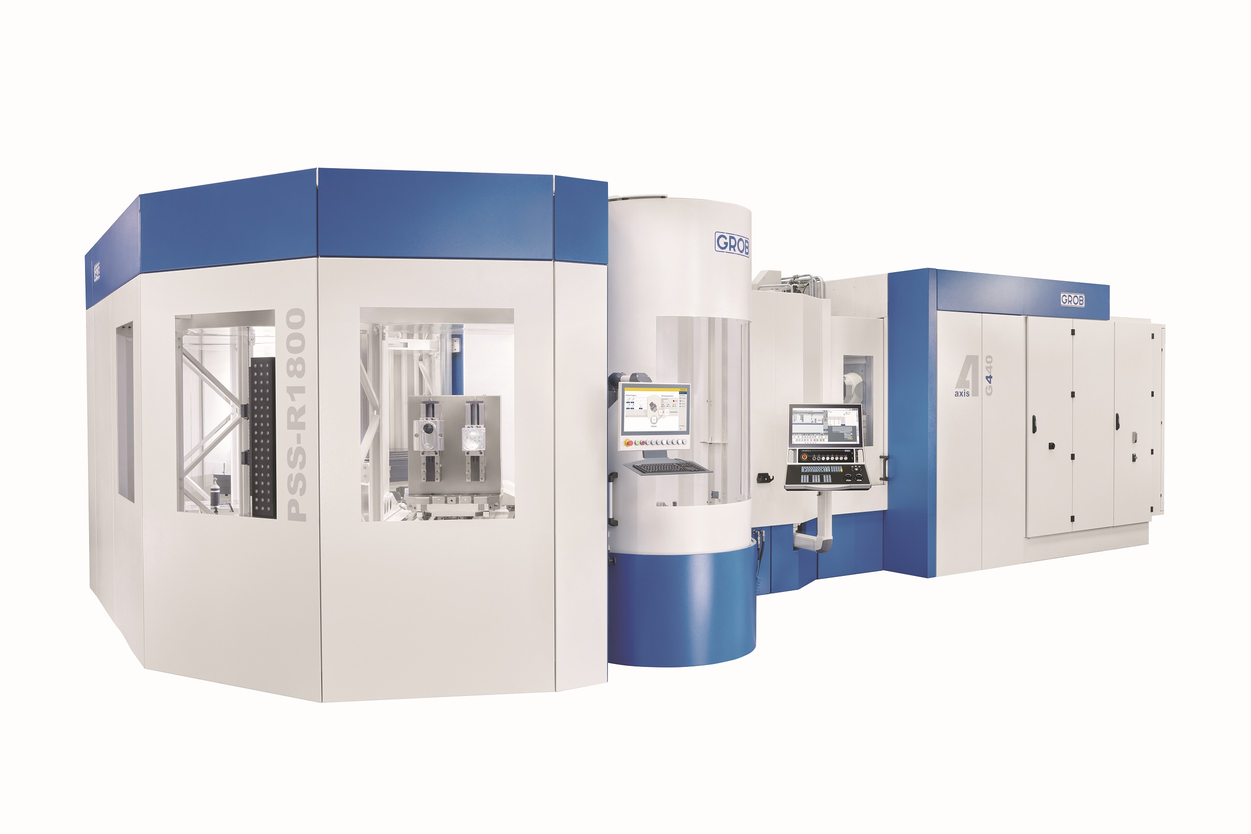 GROB – 5-axis cross slide design 