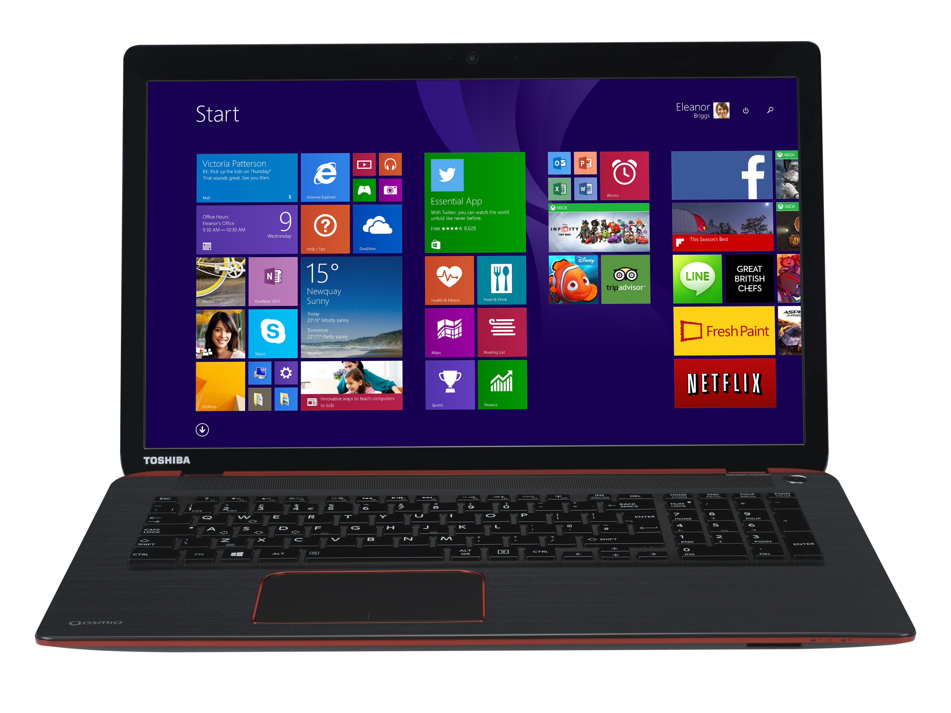 Neue Toshiba Multimedia- Und Gaming-Notebooks Qosmio X70-B Und ...