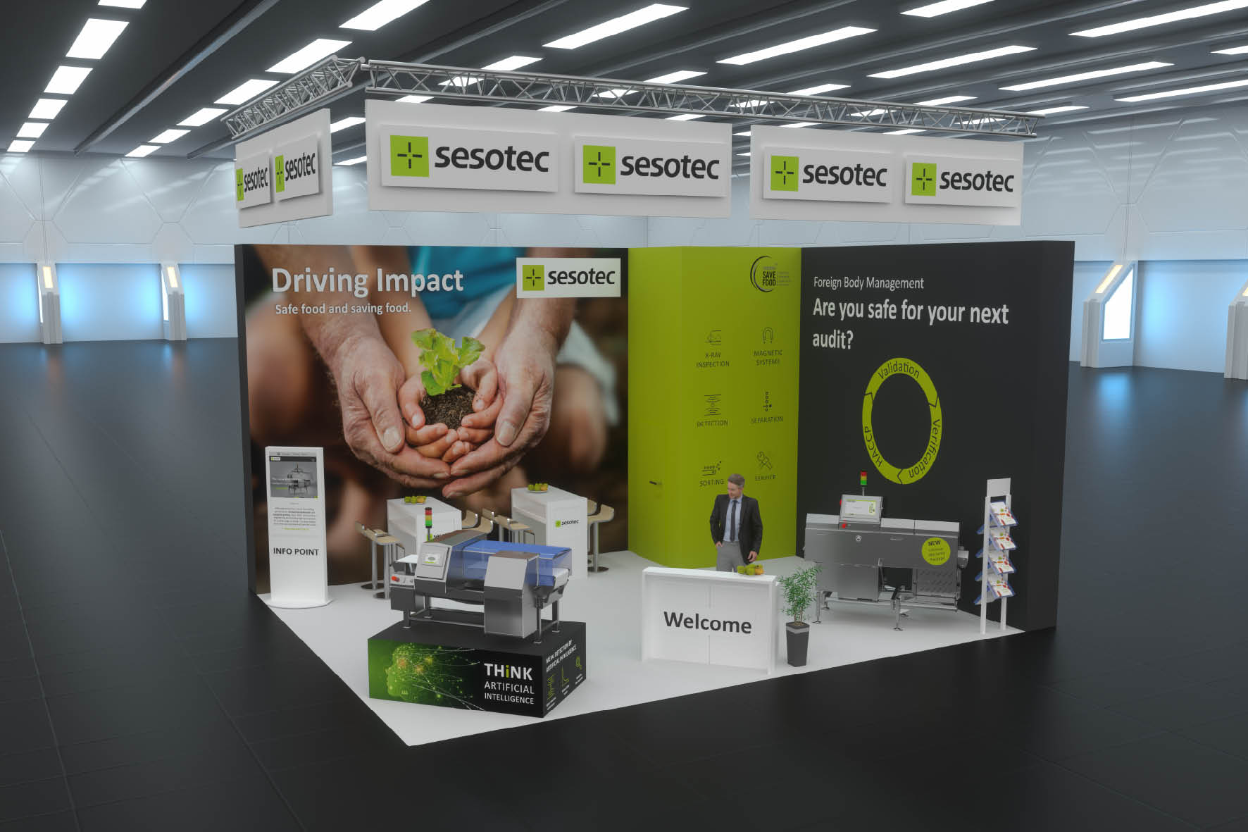 Sesotec presents a virtual interpack exhibition stand, Sesotec GmbH