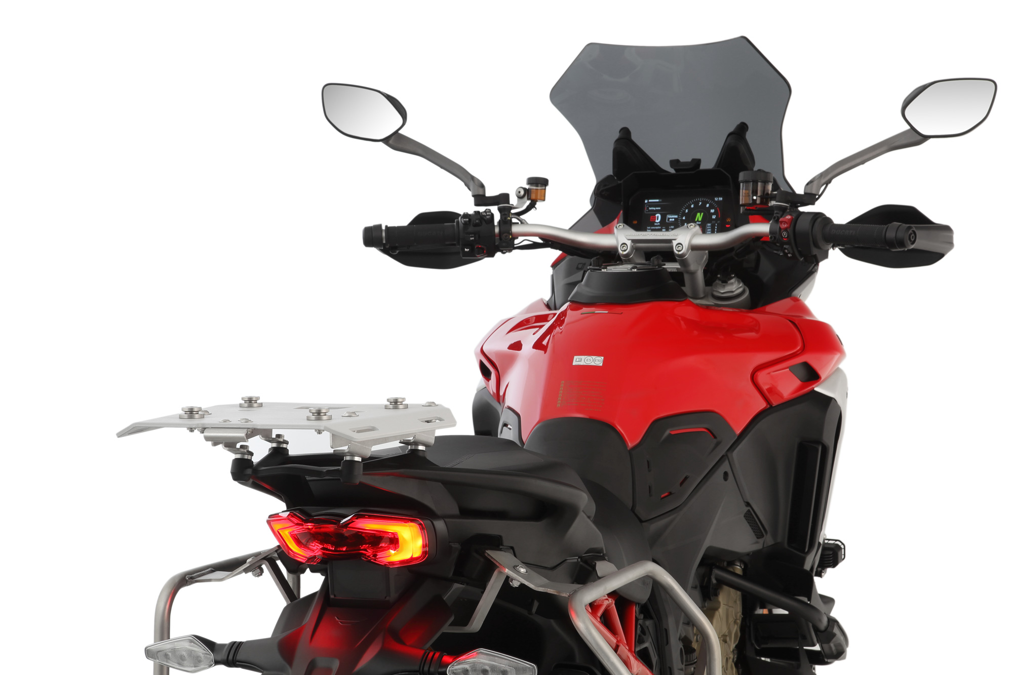 Der Wunderlich Topcaseträger EXTREME für die Ducati Multistrada V4 ... Der Wunderlich Topcaseträger EXTREME für die Ducati Multistrada V4 ...