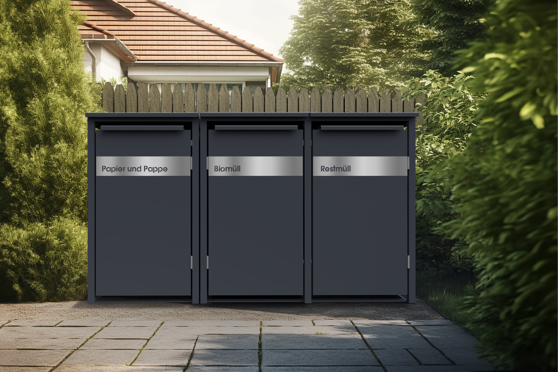 Mülltonnenbox kaufen stilvolle Verkleidung für Ihren Garten