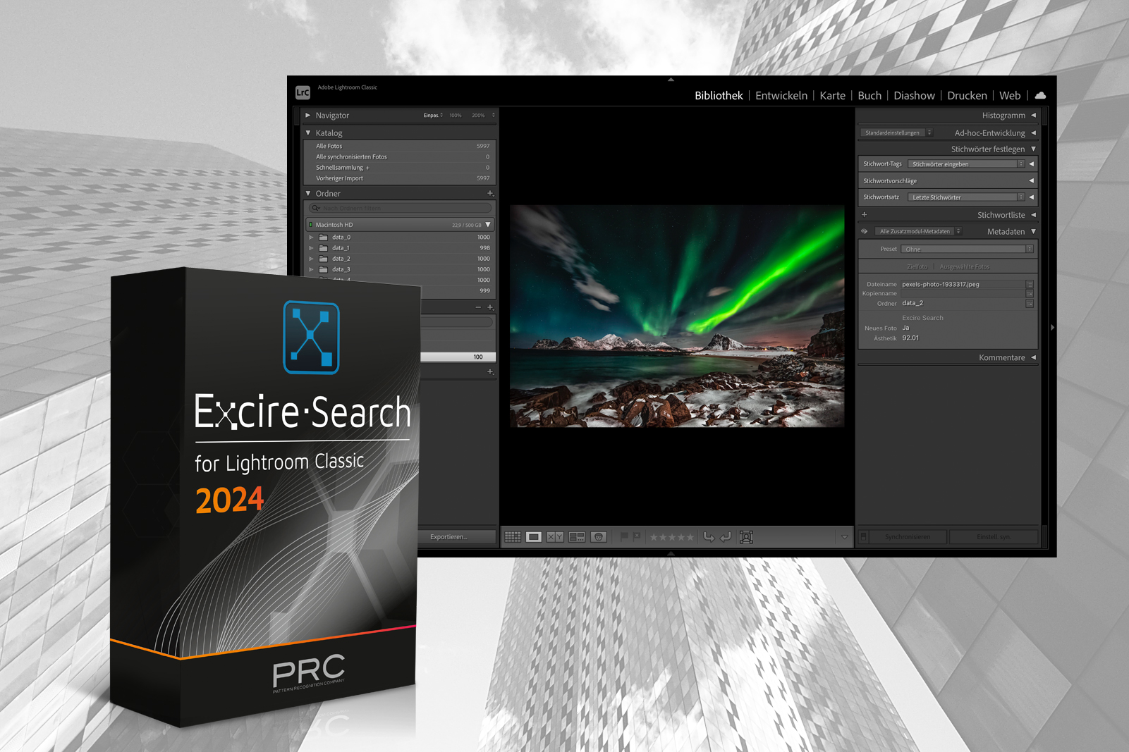 Excire Search 2024 Innovative KI Toolbox F R Lightroom Pattern   EXC Search2024 Grafik 