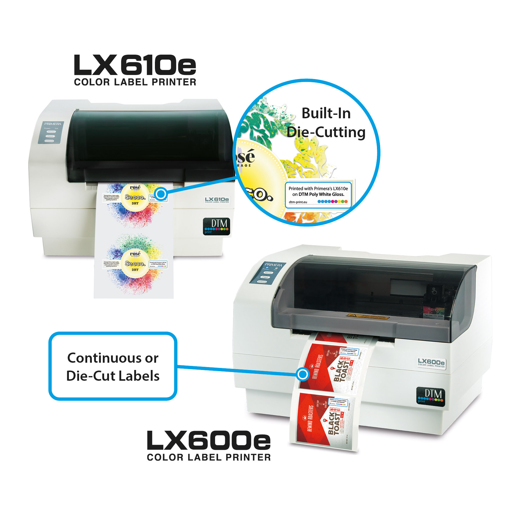 DTM Print - color label printer and special printing solutions