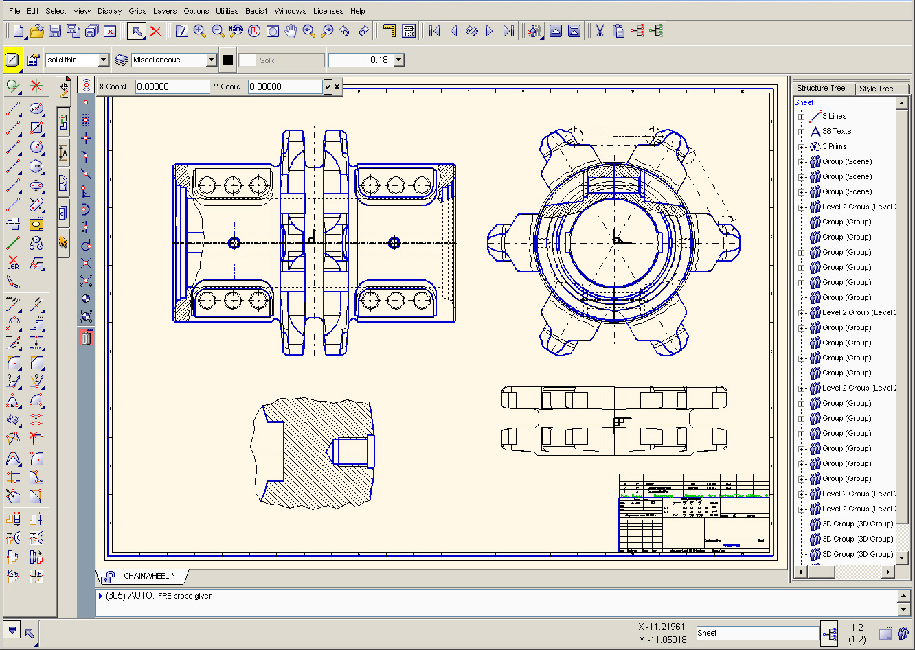 Freecad создание чертежа