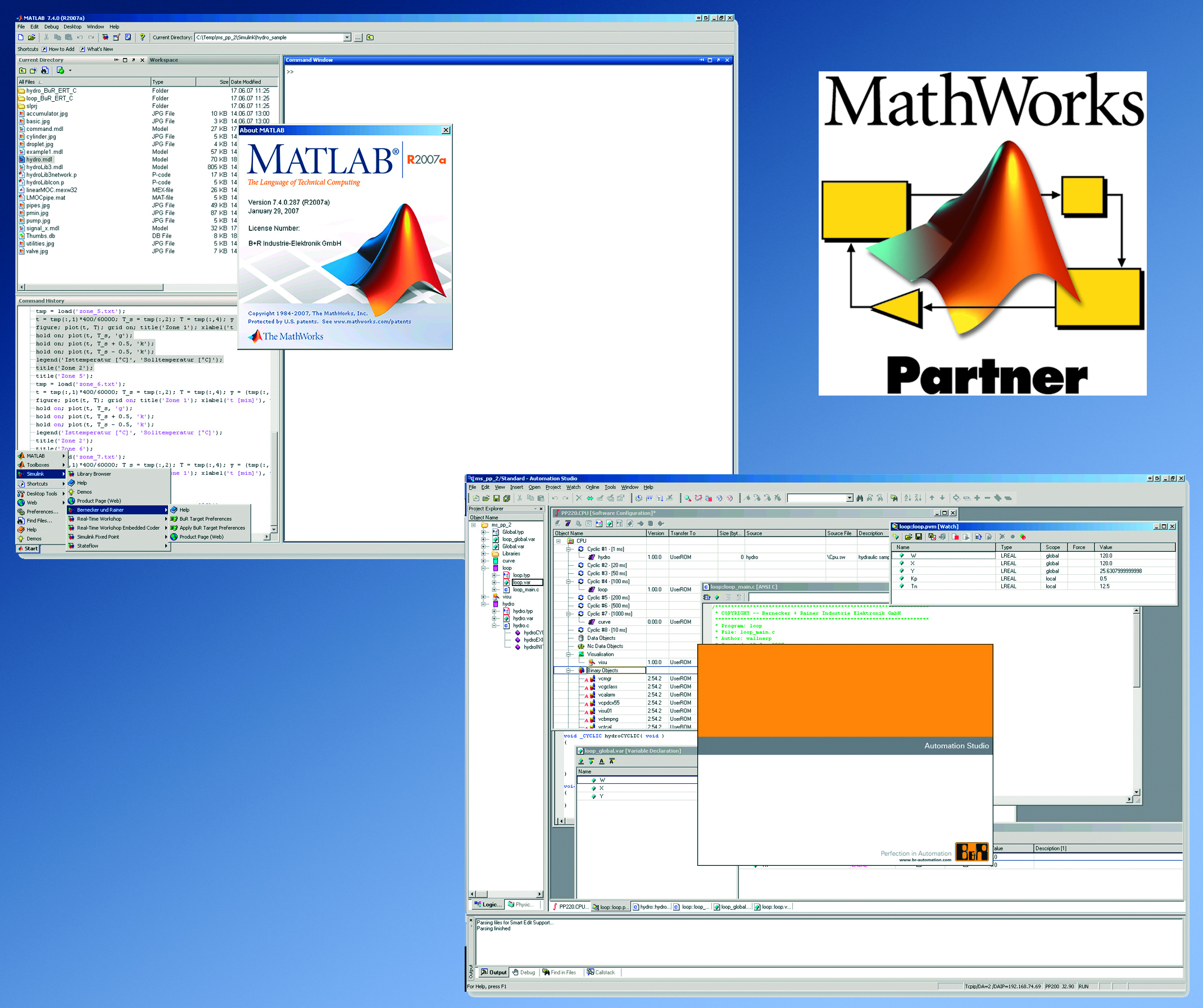 B&R Ist Partner Von The MathWorks, B&R Industrial Automation GmbH ...