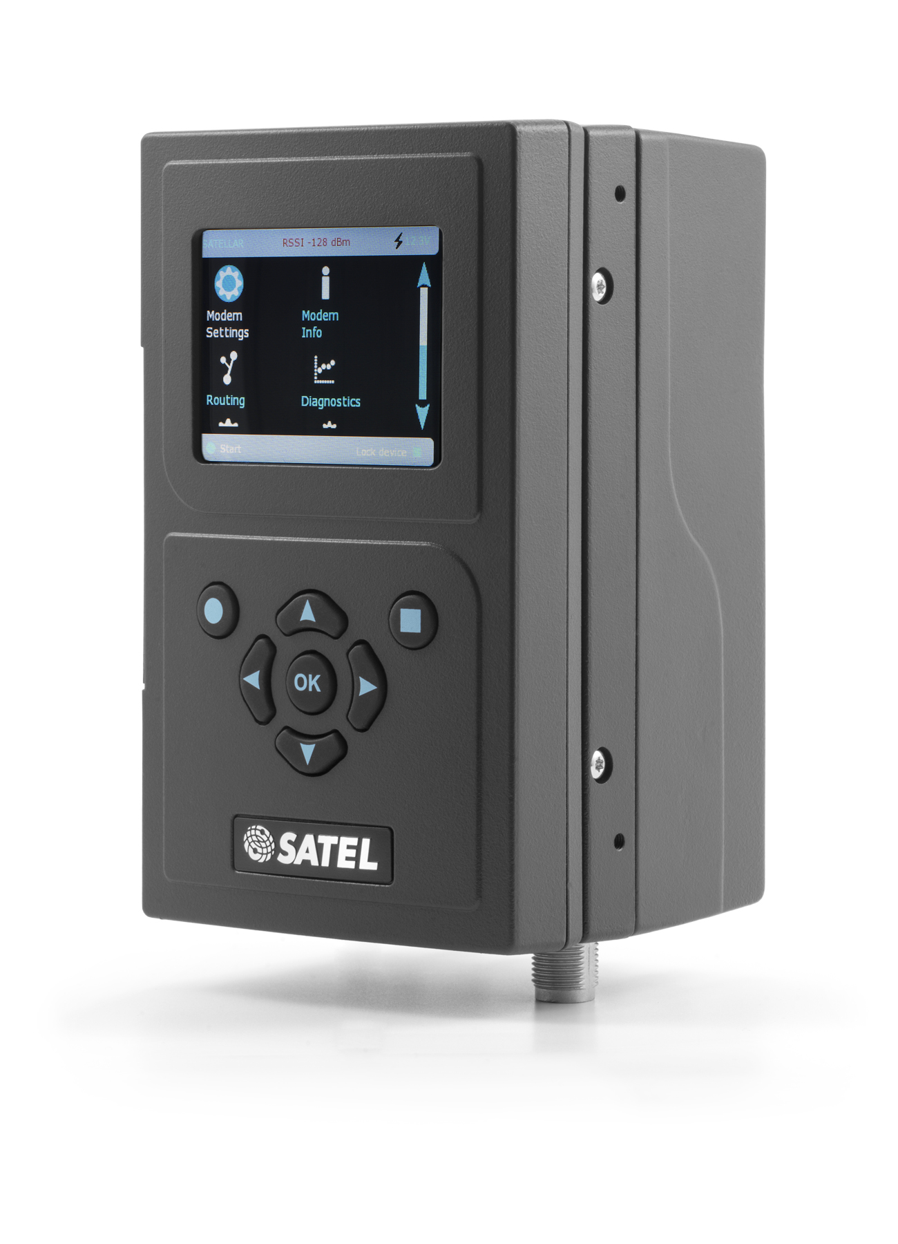 Maximum security: with the digital radio data router Satellar XT5 ...