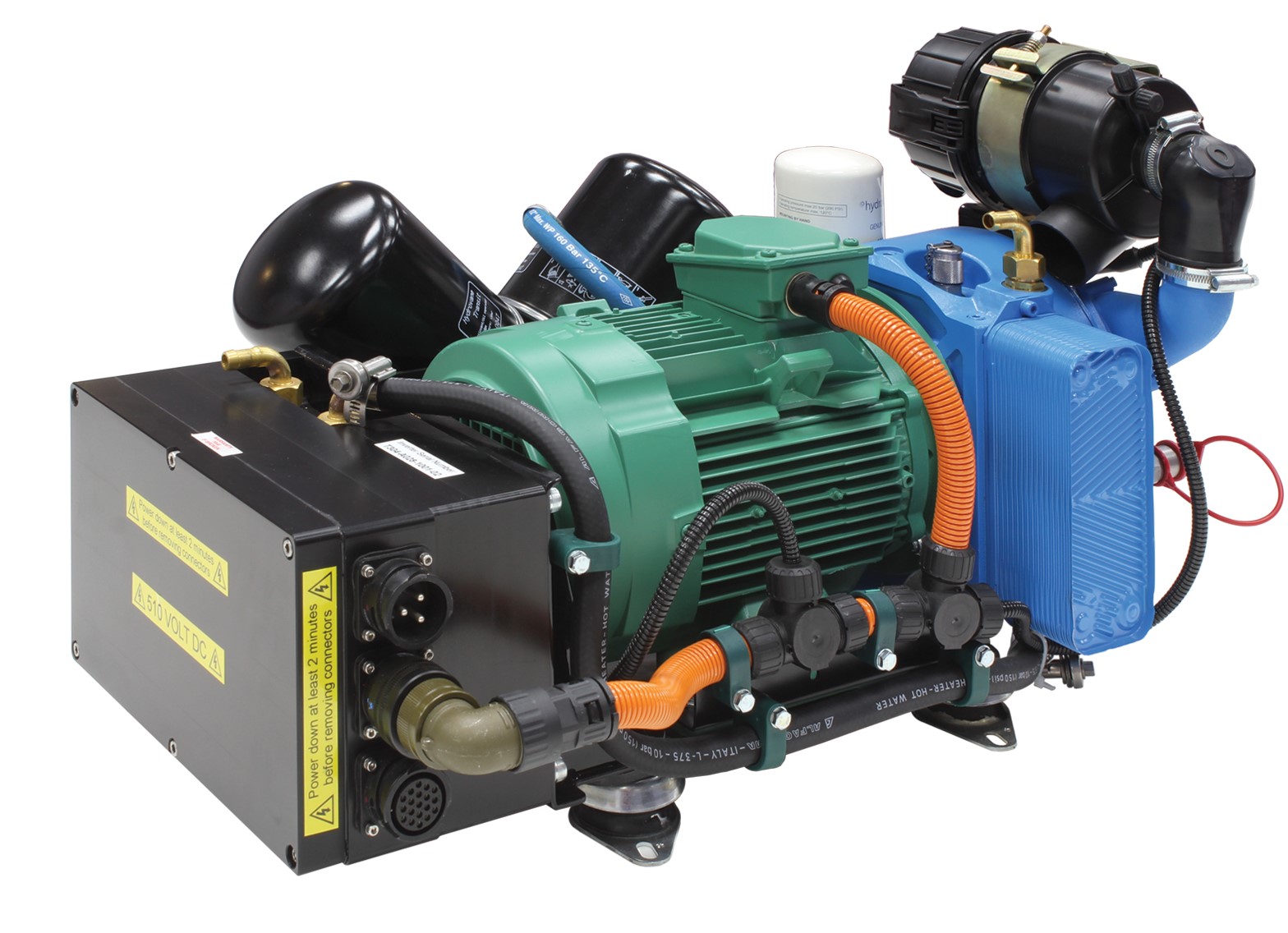 New compressor unit for Ebuses and commercial vehicles lightweight