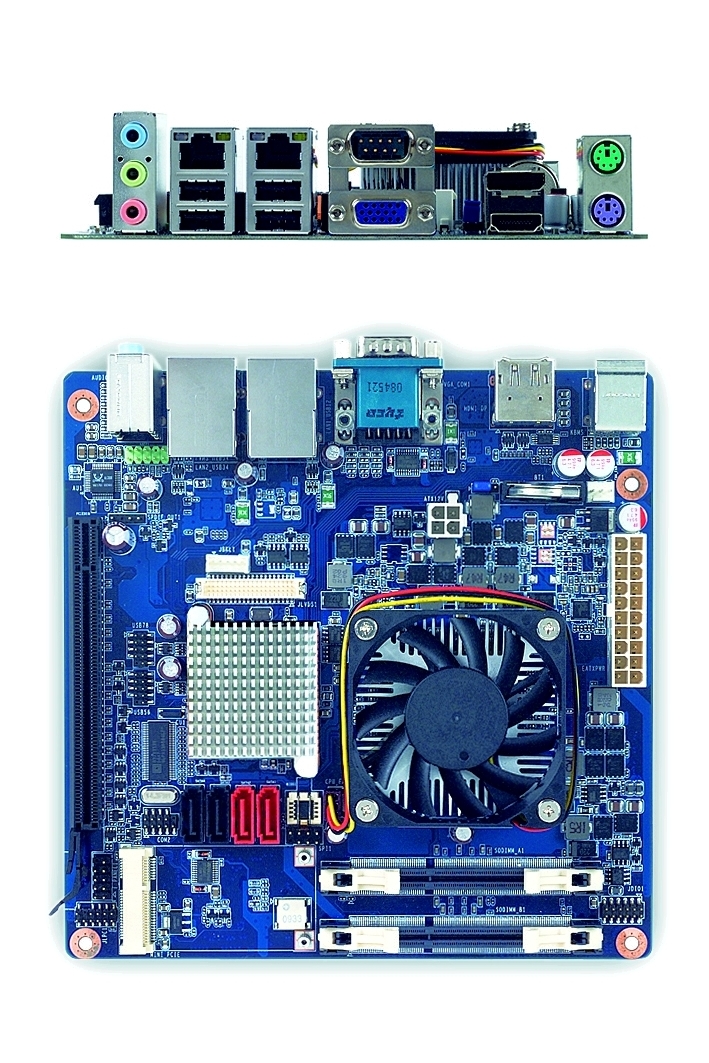 Mini-ITX board with i3-330E CPU and a wide range of communication ...