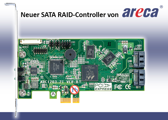 Starline stellt den neuen 6 Gbit/s SATA RAIDController von Areca mit 2