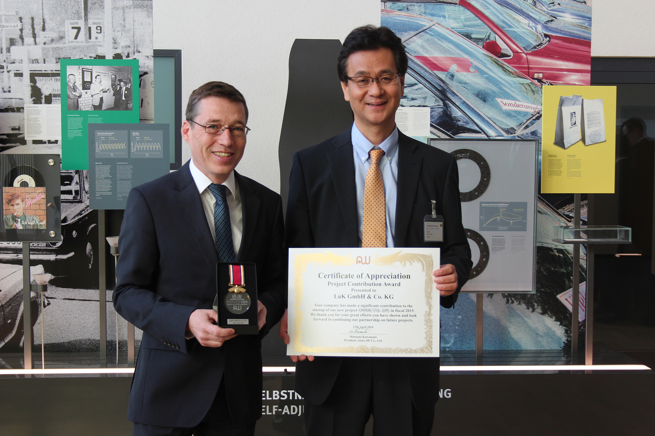 Schaeffler receives quality award from Japan, Schaeffler AG, Story ...