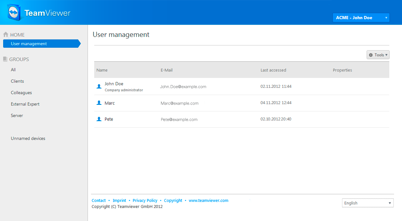 teamviewer manager console download