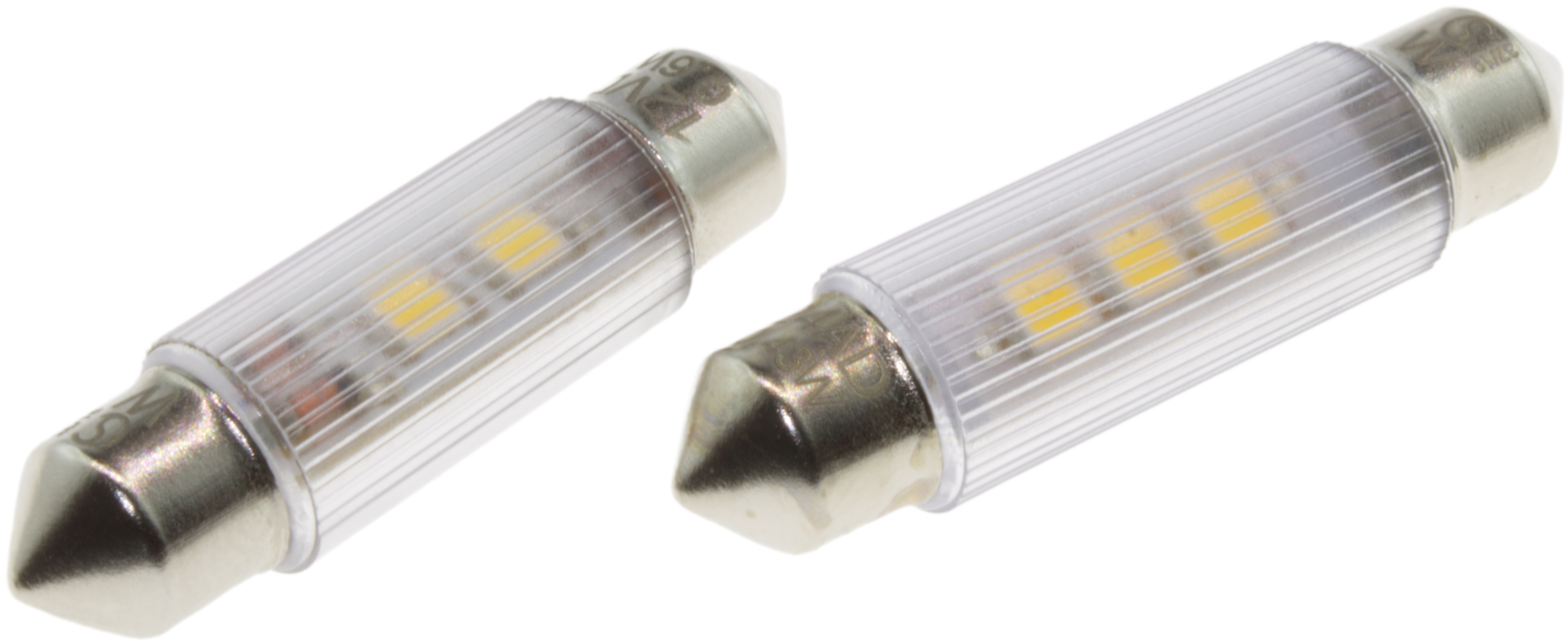 Soffitten-Lampen auf LED-Basis in den Abmessungen Ø 6 x 31 und 6 x
