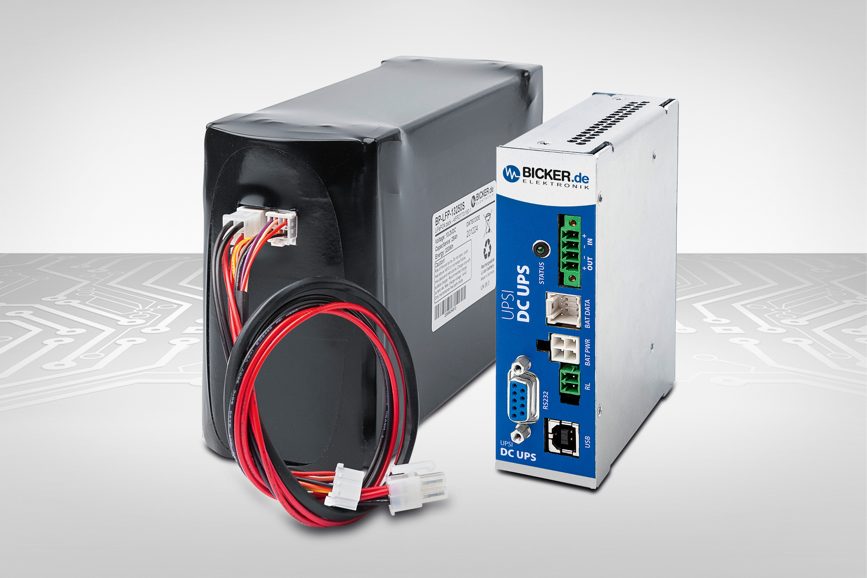 24V DC UPS Solution For 100h Long-term Backup, Bicker Elektronik GmbH ...