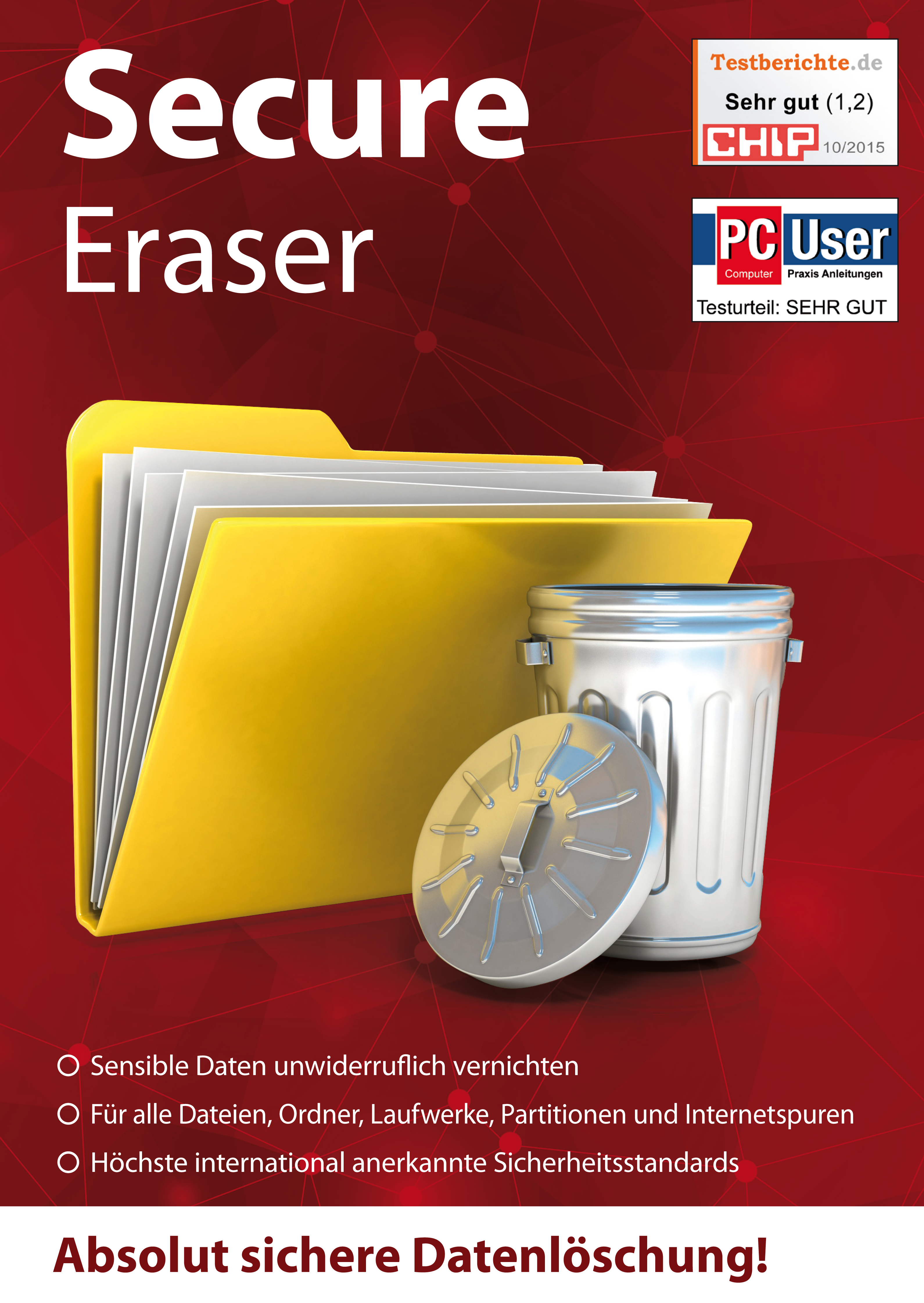 Secure Eraser Daten sicher vom Computer entfernen, Markt+Technik