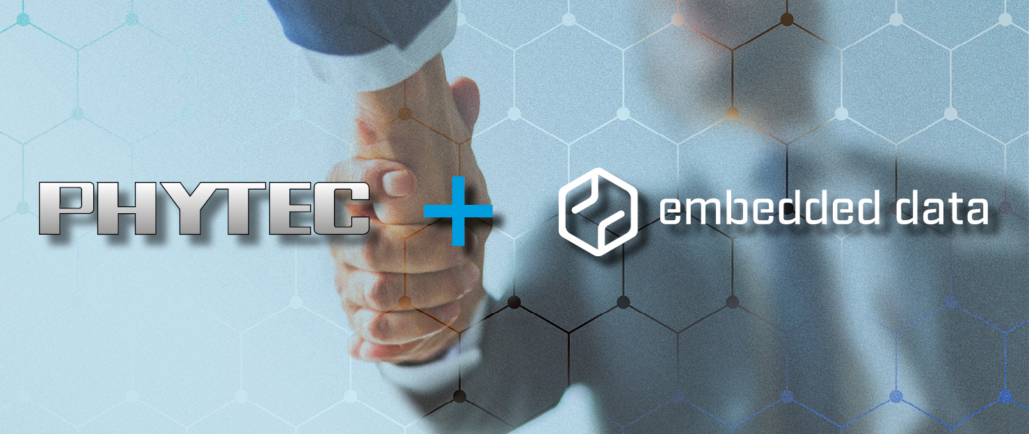 Neue technische Kooperation PHYTEC und embedded data, embedded data