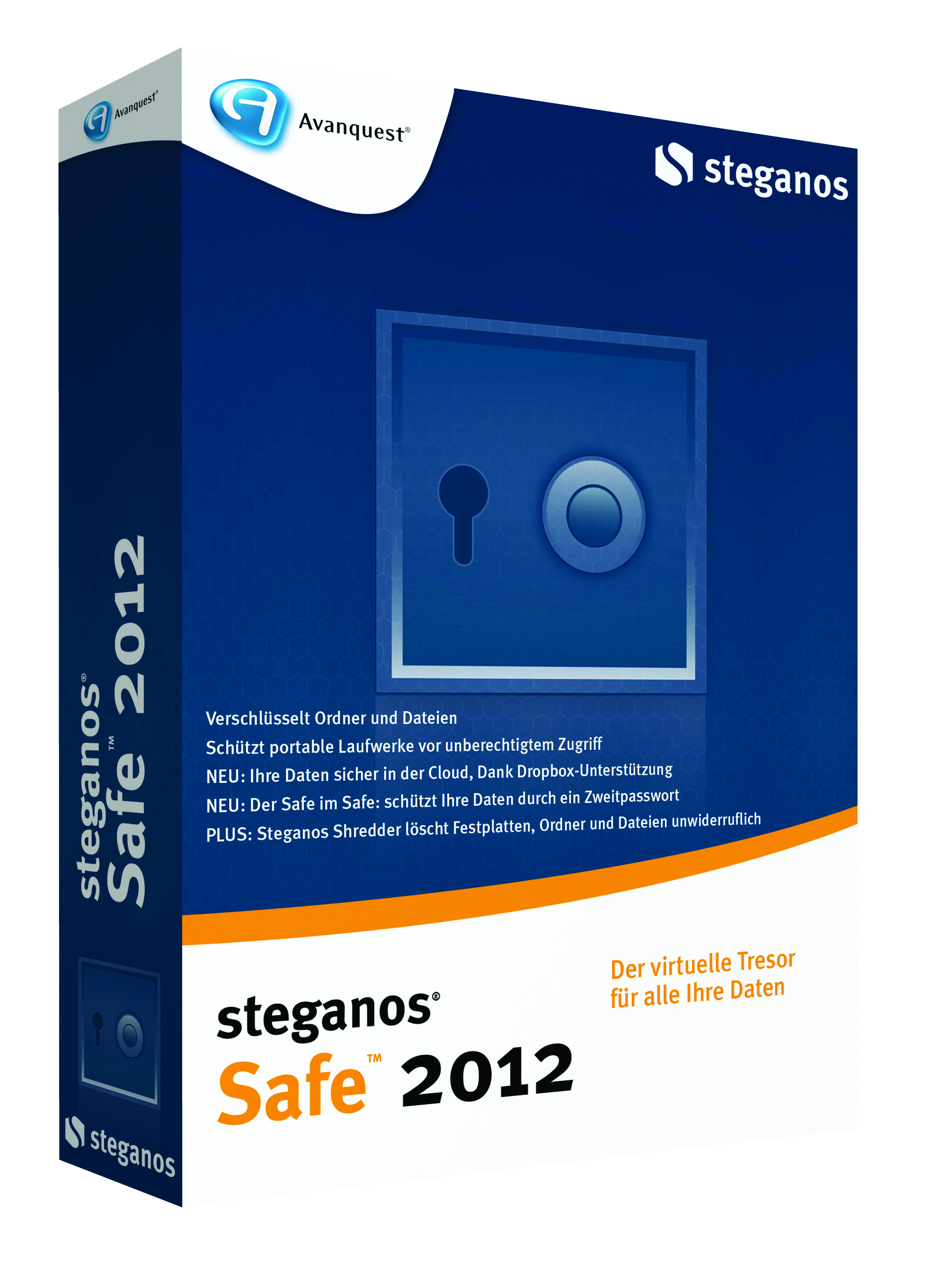 Steganos Safe 2012 Schützt Ihre Daten Auf Ihrem Pc Und In Der Cloud Avanquest Deutschland 