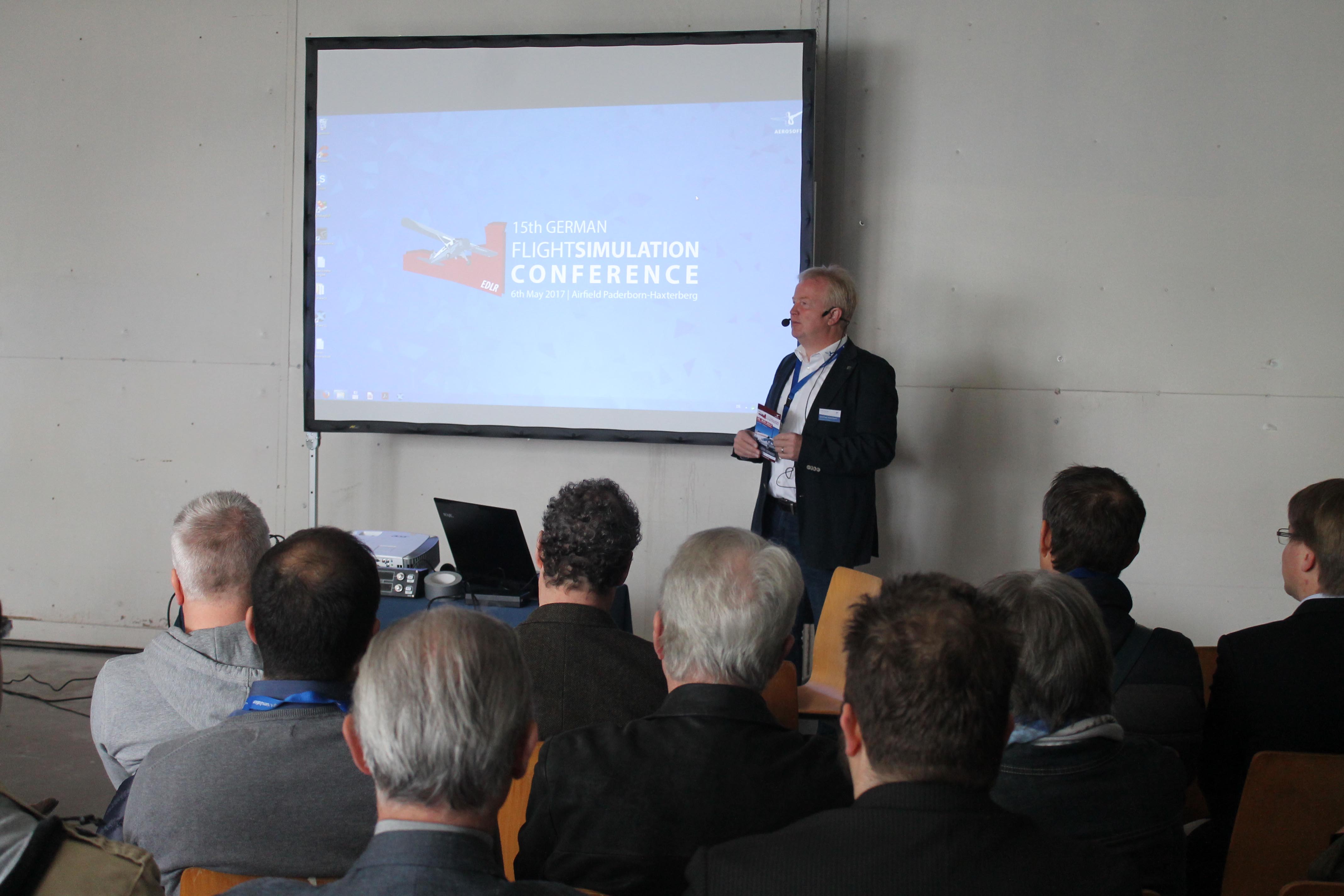 Successful conference debut at Haxterberg Airfield, Aerosoft GmbH