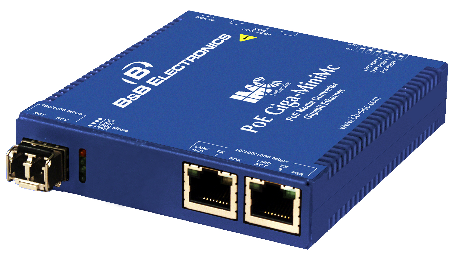 B&B Electronics Stellt PoE, PoE+ Konverter Mit Gigabit Geschwindigkeit ...