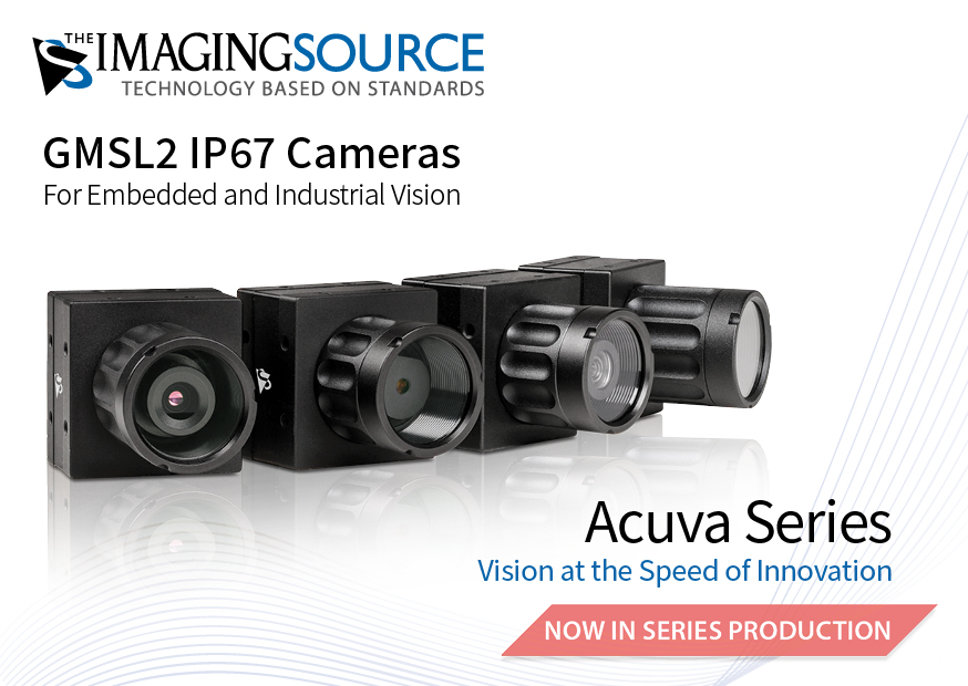 The Imaging Source präsentiert neue Acuva-Serie: GMSL2-Kameras für ...