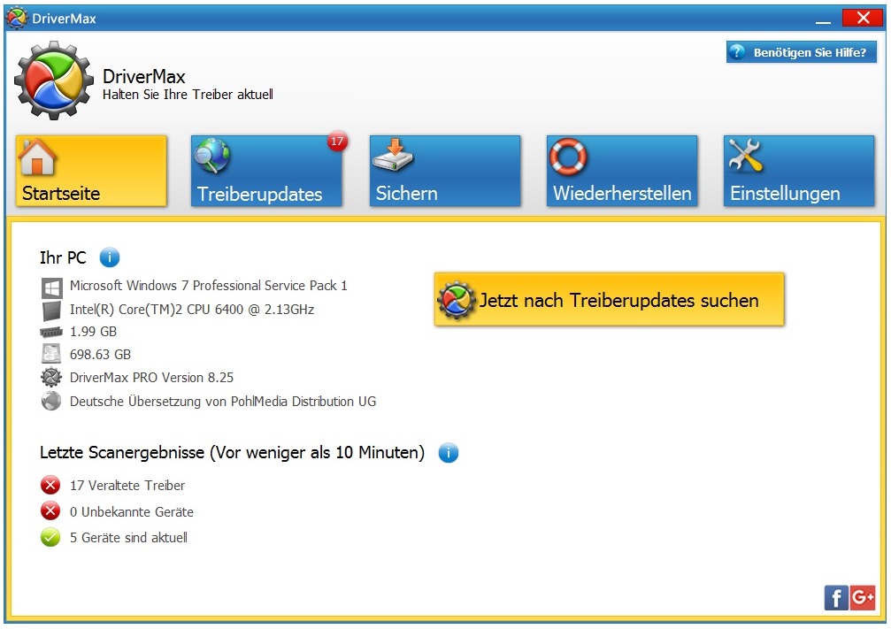 DriverMax: Die Treibersammlung - Nie mehr nach passenden Treibern für ...