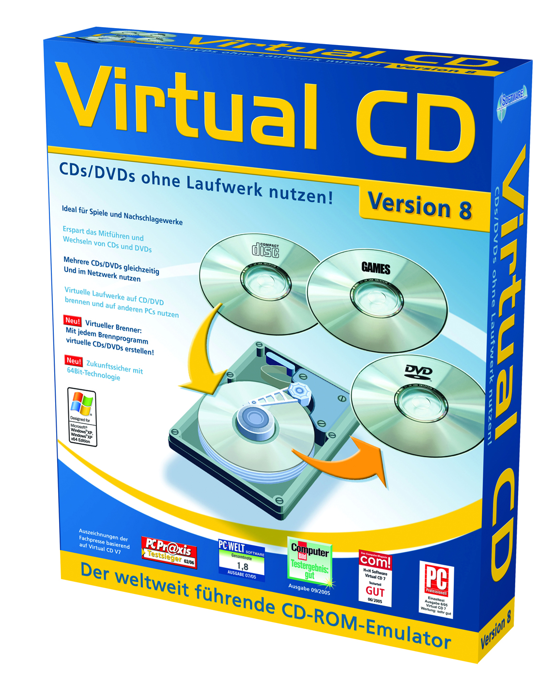 Avanquest kündigt Virtual CD v8 von H+H an, Avanquest Deutschland GmbH ...