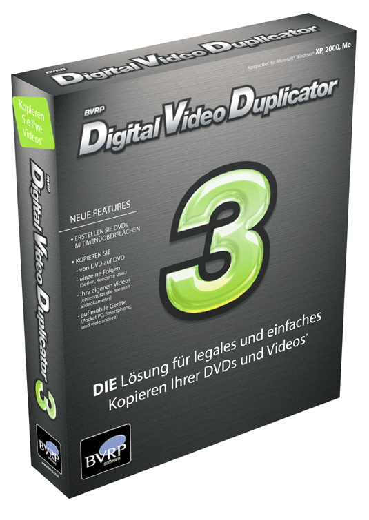 Digital Video Duplicator 3 Schnell und einfach DVDs/CDs erstellen, kopieren und brennen