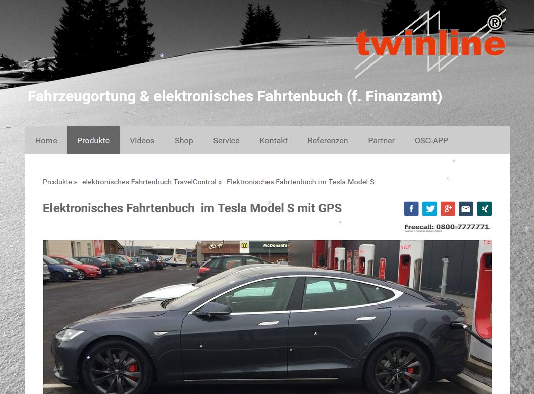 Elektronisches Fahrtenbuch Gps Ortung Made In Germany Twinline Gmbh Elektronische Fahrtenbucher Gps Ortungssysteme Pressemitteilung Pressebox