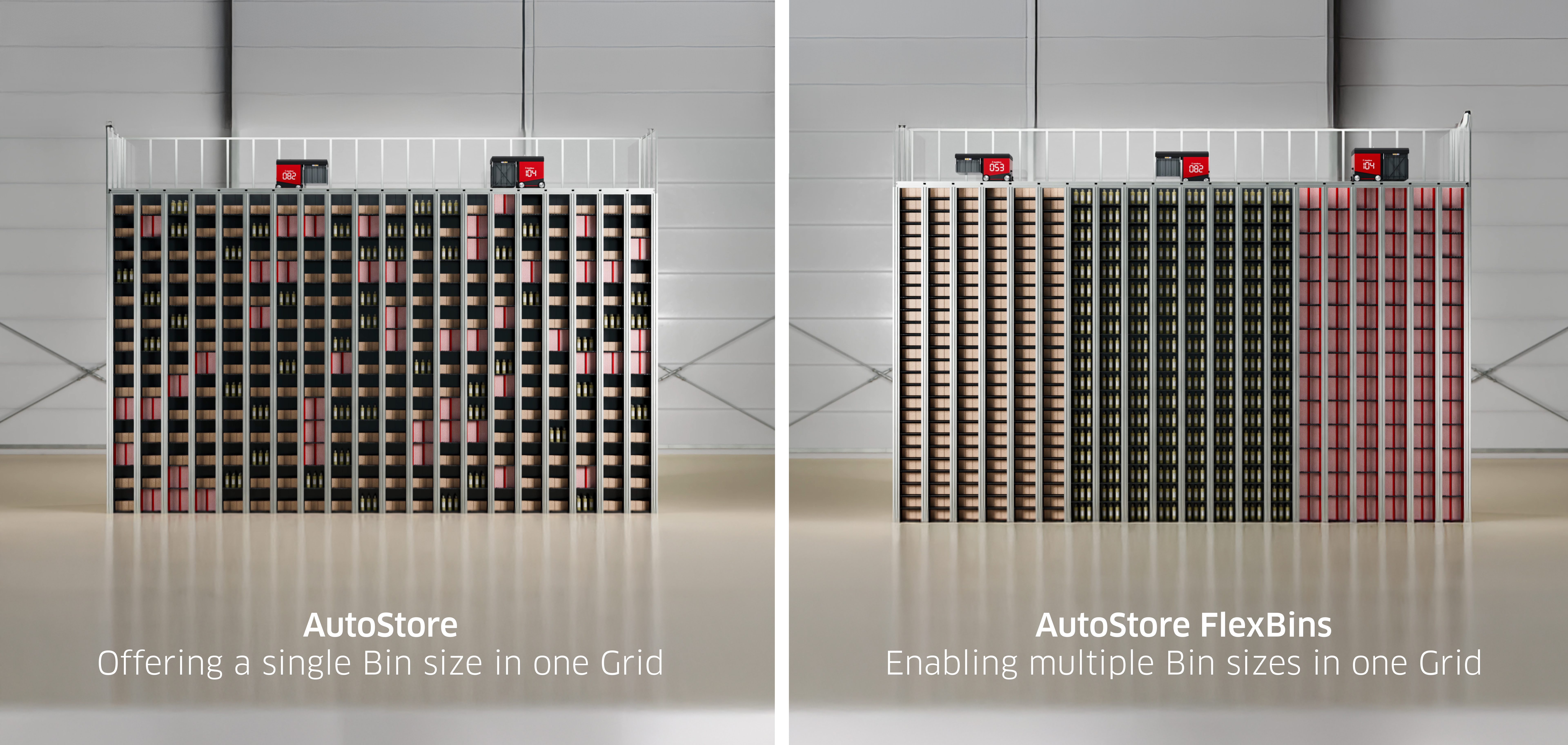 Go-live AutoStore FlexBins bei QLS durch Reesink Logistic Solutions, AM ...