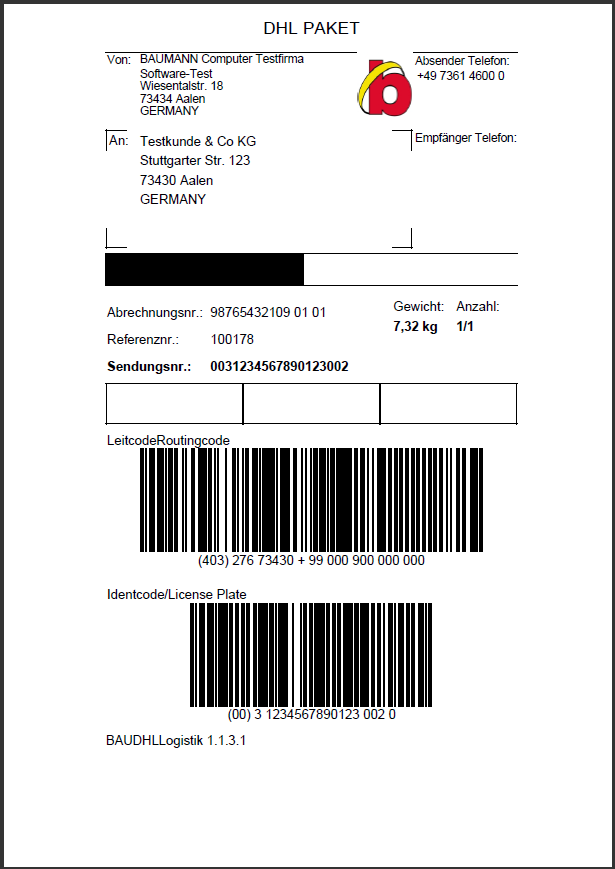 Neues Wwsbau Modul Druckt Vollautomatisch Dhl Paketaufkleber Baumann Software Gmbh Pressemitteilung Pressebox