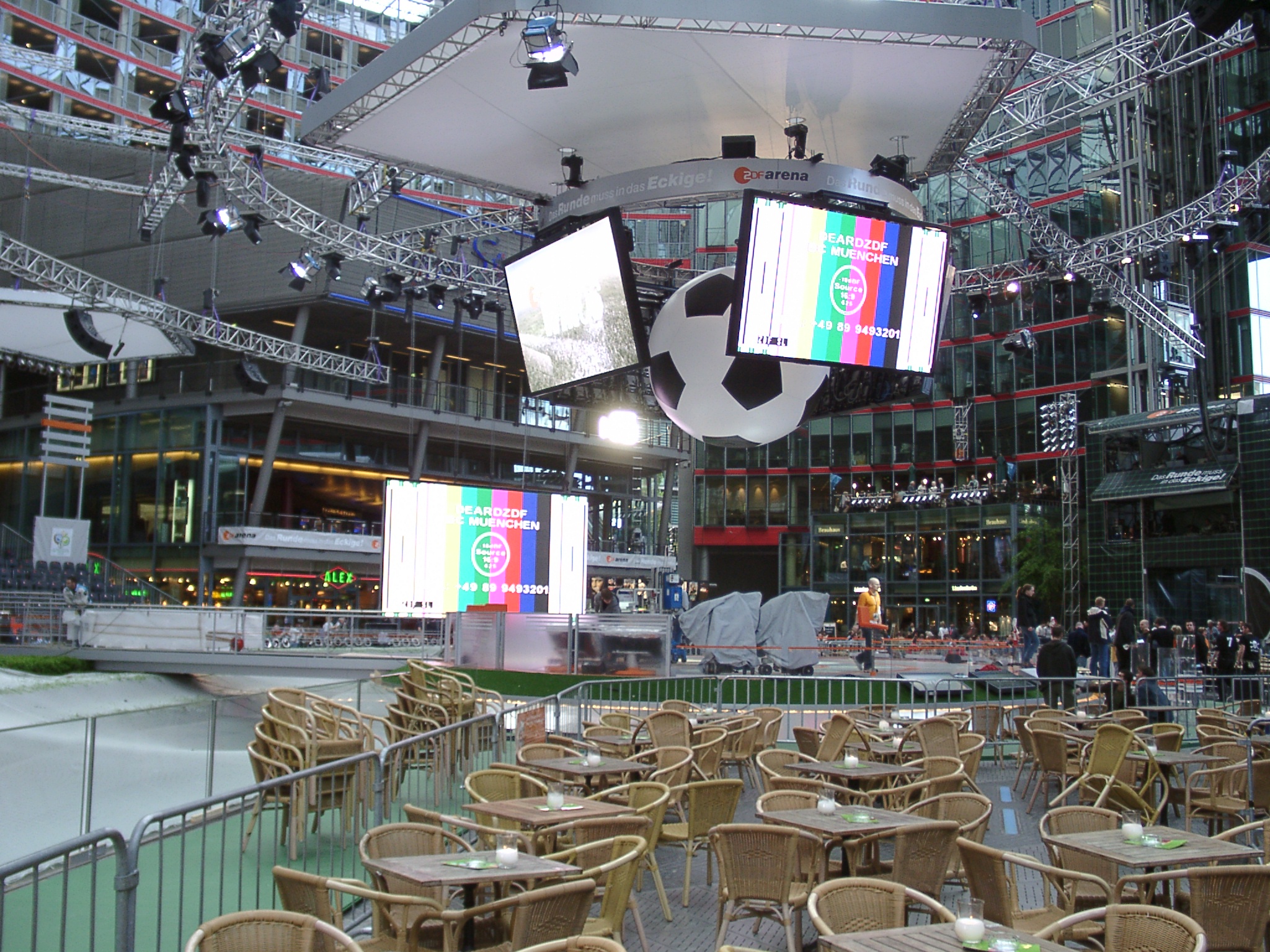 What is the role of the 'WM-Arena' in German broadcasting? What is the role of the 'WM-Arena' in German broadcasting?