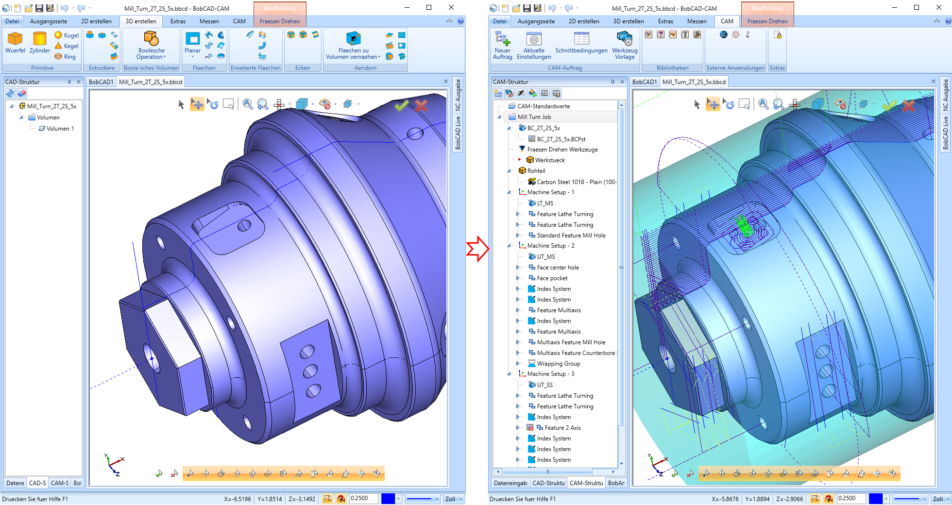 BobCAD-FreeCAD - Zu CAD/CAM Erweitern + 400,- € Sparen, DataCAD ...