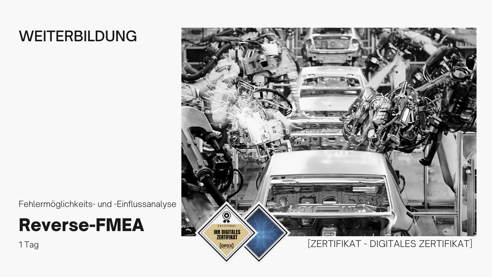 Reverse-FMEA Webinar | Online-Schulung (Online, 19.08.2024), OPEX ...