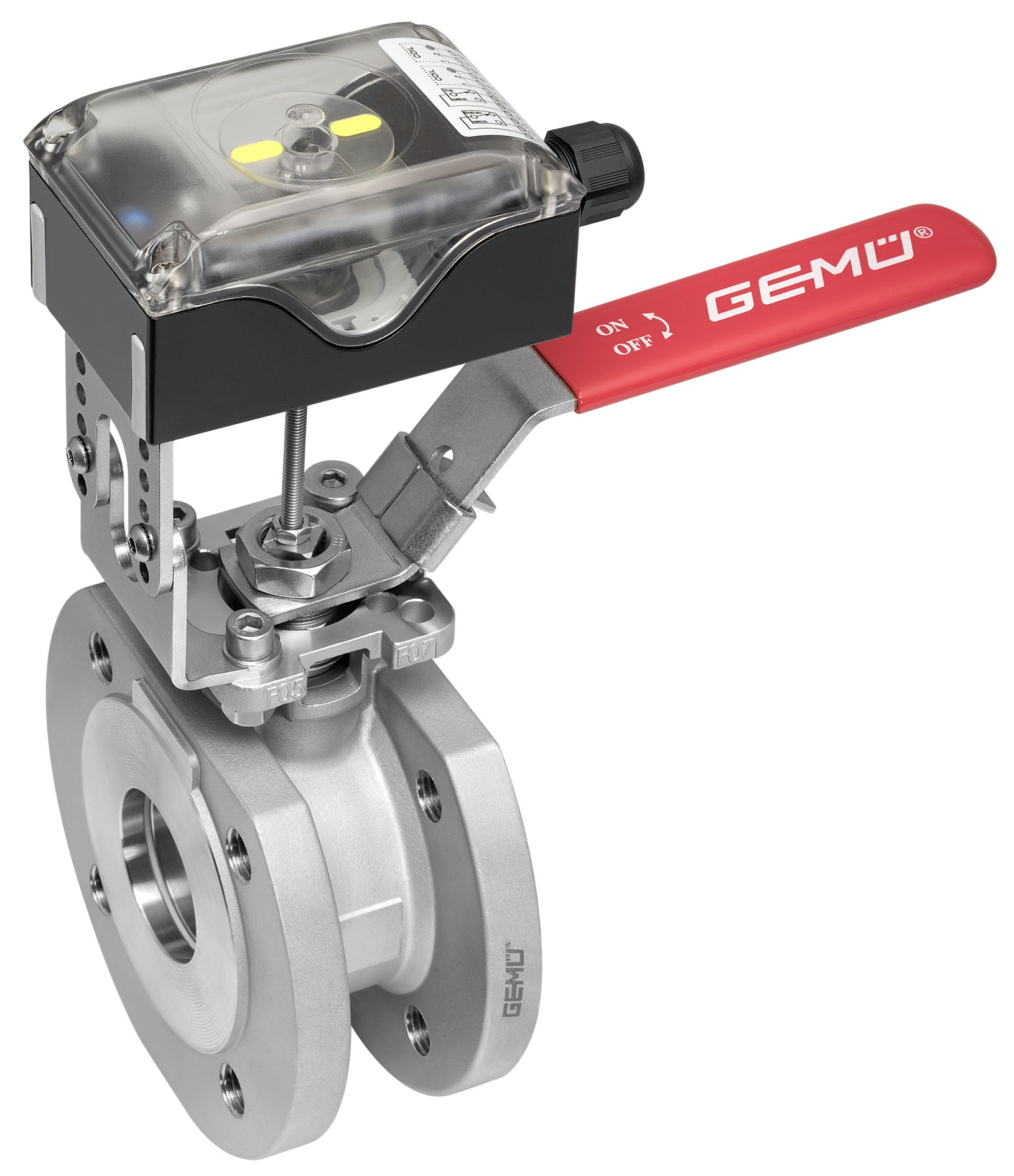 From a single source Manual GEMÜ ball valves with integrated position