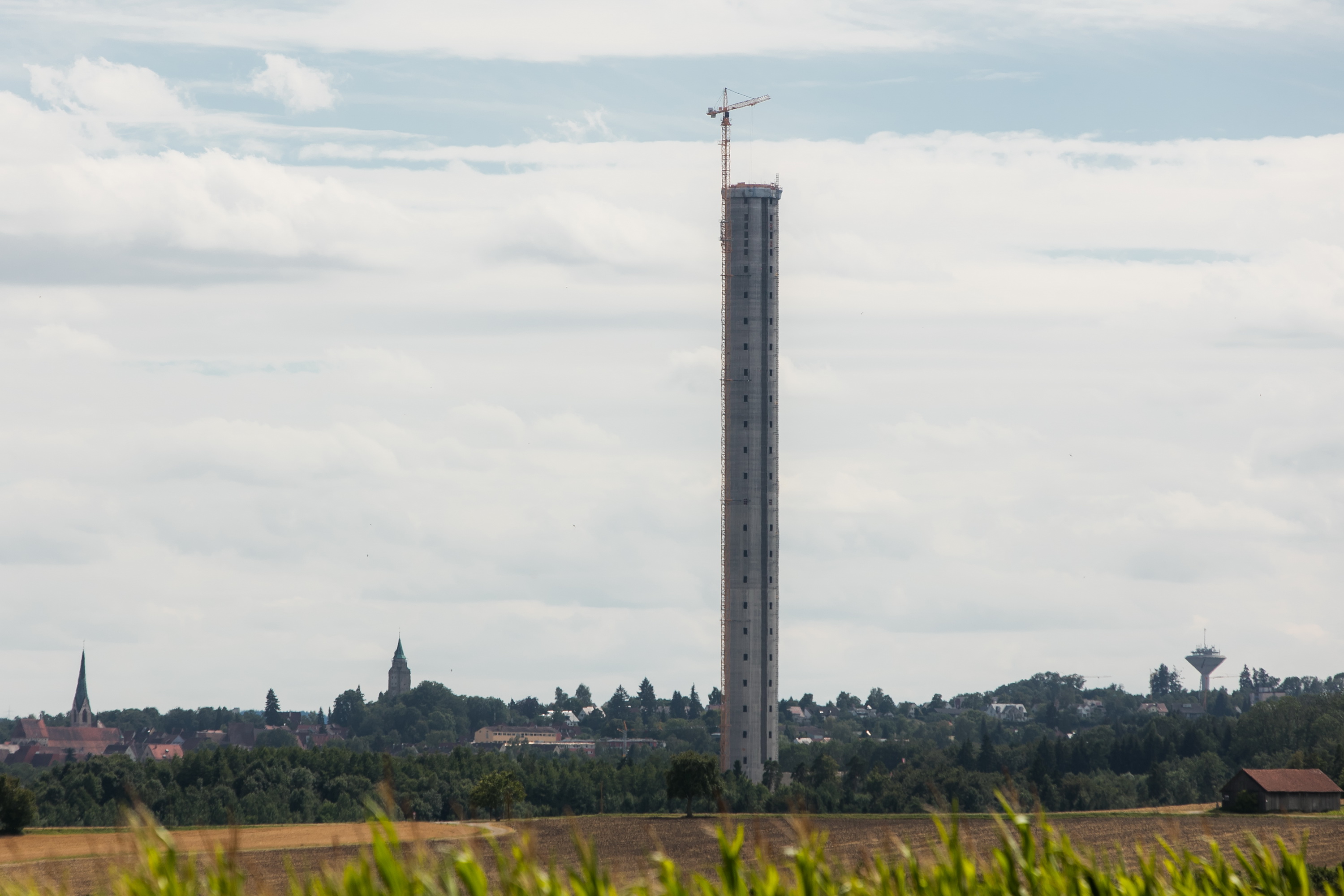 Special towers. ТИССЕНКРУПП башня. Башня Ротвайля. Башня испытания лифтов. Башня для тестирования лифтов.